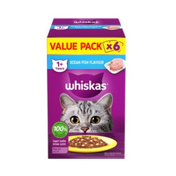 WHISKAS® 1+ Years Ocean Fish Flavour Value Pack image
