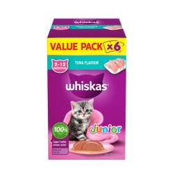 WHISKAS® Junior Tuna Flavour Value Pack image