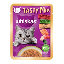 WHISKAS® Tasty Mix: Koktel Makanan Laut dalam Kuah image