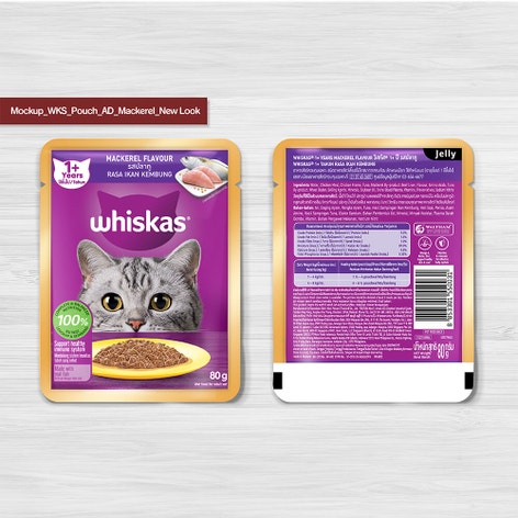 WHISKAS® 1+ Years Mackerel Flavour image 1