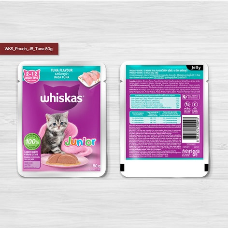 WHISKAS® Junior 2-12 Bulan Rasa Tuna image 1