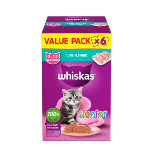 image WHISKAS%C2%AE%20Junior%20Tuna%20Flavour%20Value%20Pack%20-%20F