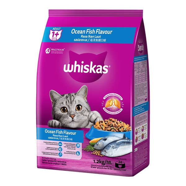 WHISKAS® Dewasa 1+ Tahun Rasa Ikan Laut image 1